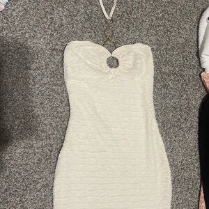 SHEIN XS mini dress with gold detailing